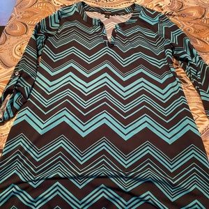 Black and Blue Chevron Shirt